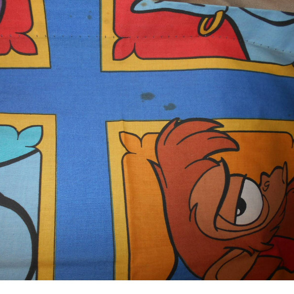 Vintage Disney 1993 Aladdin Curtain Set 14193 Genie, Abu, Iago - Picture 4 of 11